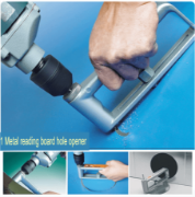 Picture of Adjustable Hole Puncher for 55-305mm/2 Inches-12 Inches Stainless steel Color Steel Sandwich Panel Honeycomb Panel Round Hole Sheet Metal Ventilation Duct Tool