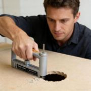 Picture of Adjustable Hole Puncher for 55-305mm/2 Inches-12 Inches Stainless steel Color Steel Sandwich Panel Honeycomb Panel Round Hole Sheet Metal Ventilation Duct Tool