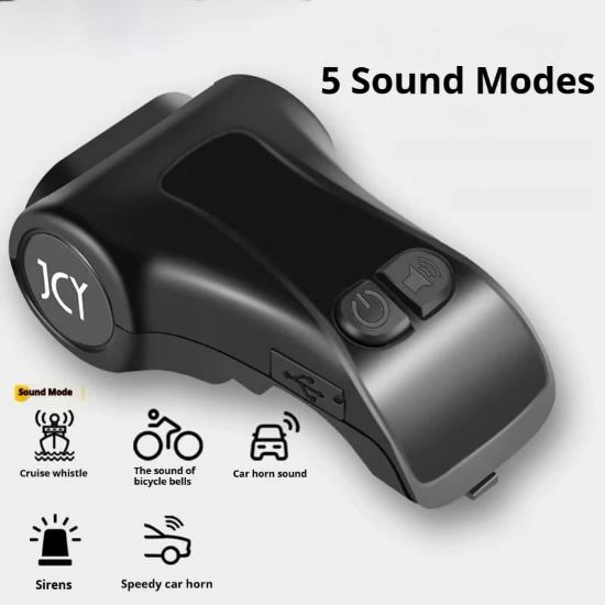 Picture of High-intensity Road and Mountain bike lights, night riding lights, super loud bell