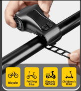 Picture of High-intensity Road and Mountain bike lights, night riding lights, super loud bell