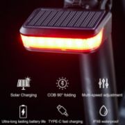 Picture of Solar Bike Light – Solar Powered Bike Light Set, Front or Rear LED Lights | Rechargeable