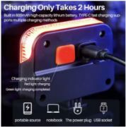Picture of Solar Bike Light – Solar Powered Bike Light Set, Front or Rear LED Lights | Rechargeable