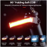 Picture of Solar Bike Light – Solar Powered Bike Light Set, Front or Rear LED Lights | Rechargeable
