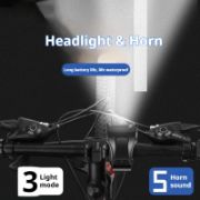 Picture of High-intensity Road and Mountain bike lights, night riding lights, super loud bell