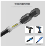 Picture of Japanese-style hex bit, premium high-hardness electric cross screwdriver bit, ratchet screwdriver head