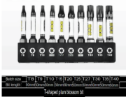 Picture of Japanese-style hex bit, premium high-hardness electric cross screwdriver bit, ratchet screwdriver head