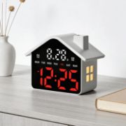 Picture of Digital Alarm Clock for Bedroom Electric Desk Clock with Large Number Day of Week Date Loud Alarm LED Digital Clocks Desk