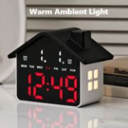Picture of Digital Alarm Clock for Bedroom Electric Desk Clock with Large Number Day of Week Date Loud Alarm LED Digital Clocks Desk