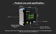 Picture of Digital Angle Finder with Electronic Laser – 4-Side Magnetic Angle Gauge, Cube Inclinometer with Backlight, High-Precision Measuring Tool for Woodworking, Table Saw, Hanging (Black)