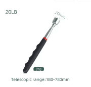 Picture of Extendable magnet pickup tool Telescopic Magnet Extendable 31" on Stick, magnet wand stick, magnetic sweepers tool, for Hard-to-Reach Mechanic Automotive clearance tools