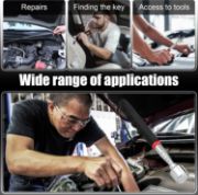 Picture of Extendable magnet pickup tool Telescopic Magnet Extendable 31" on Stick, magnet wand stick, magnetic sweepers tool, for Hard-to-Reach Mechanic Automotive clearance tools