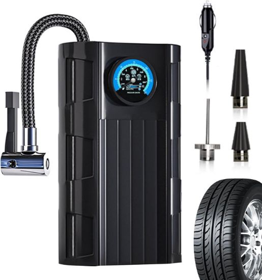 Picture of Portable Tire Inflator, Electric Wired Tire Pump, High-efficiency and Durable Car Accessories