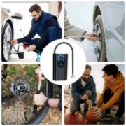Picture of Portable Tire Inflator, Electric Wired Tire Pump, High-efficiency and Durable Car Accessories